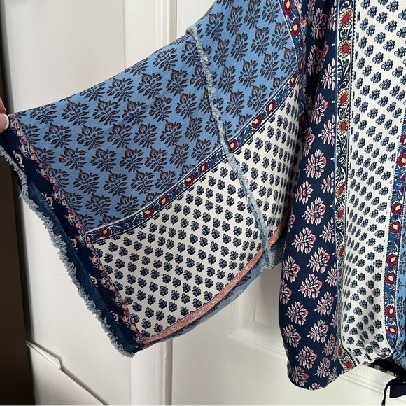 BERSHKA ZIP UP BOHO JACKET - Picture 5 of 15